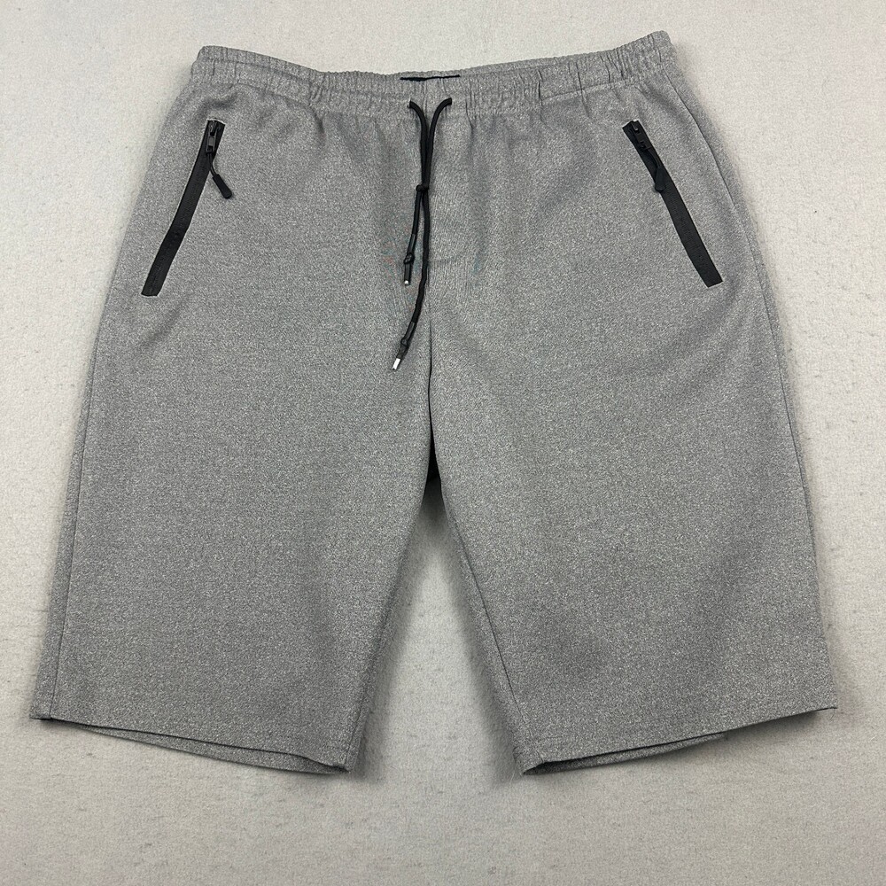 Public Rec Shorts Men 2XL Gray Standard Sweatshorts Pockets Stretch Drawstring